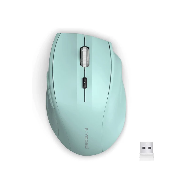 E-Yooso E-1010 Wireless Mouse (Sky Blue)