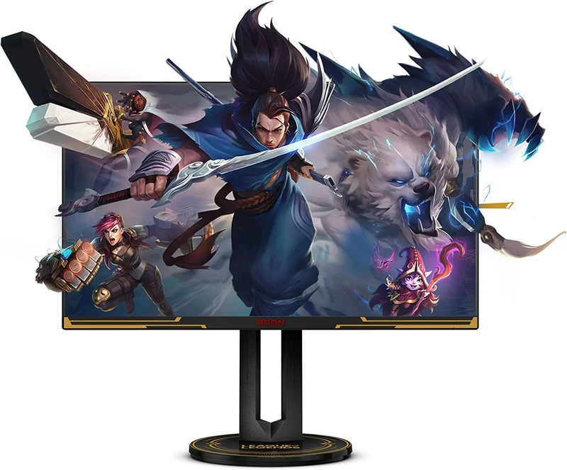 AOC AGON Pro AG275QXL/71 League Of Legends Edition 27" QHD IPS 170Hz 1ms Gaming Monitor (Black/Gold)