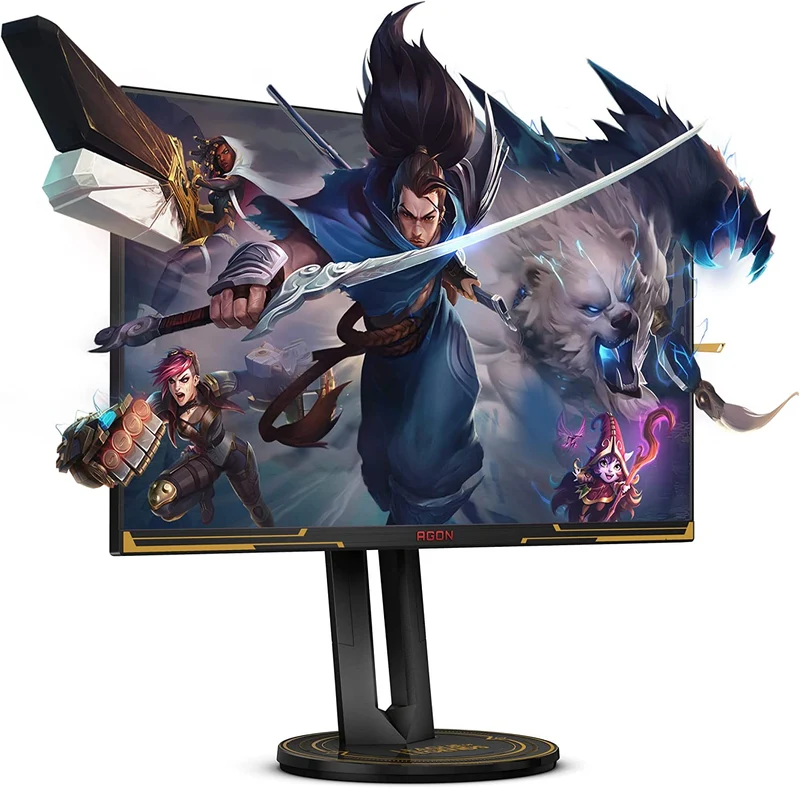 AOC AGON Pro AG275QXL/71 League Of Legends Edition 27" QHD IPS 170Hz 1ms Gaming Monitor (Black/Gold)