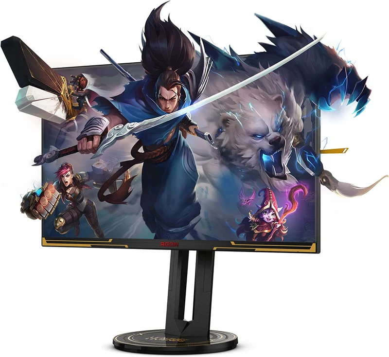 AOC AGON Pro AG275QXL/71 League Of Legends Edition 27" QHD IPS 170Hz 1ms Gaming Monitor (Black/Gold)