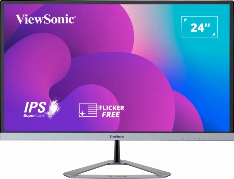 Viewsonic VX2476-SMHD 24" 75 Hz FHD IPS Frameless Entertainment Monitor