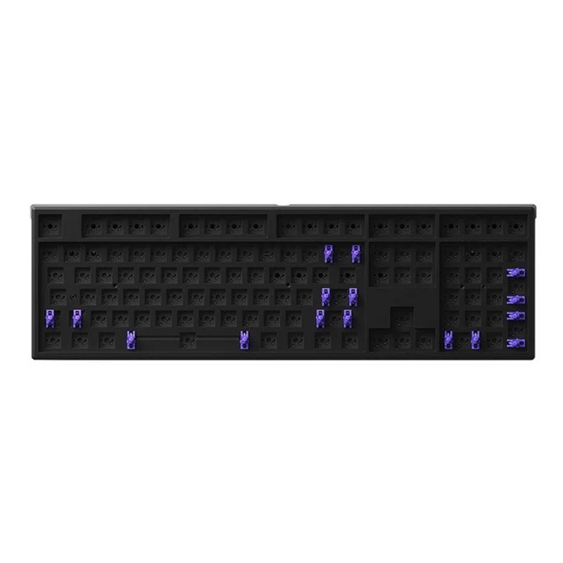 Monsgeek MG108W Gasket DIY Kit North Facing PCBA Hot-Swappable Mechanical Keyboard (Black)