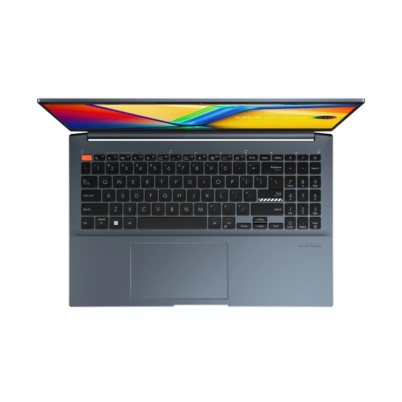 Asus Vivobook Pro 15 OLED K6502VU-MA113WS Laptop (Quiet Blue) | 15.6" 2.8K (2880 x 1800) OLED | i9-13900H | 16GB RAM | RTX 4050 | 1TB SSD | Windows 11 Home | MS Office H&S 2021 | Asus BP1504 Casual Backpack