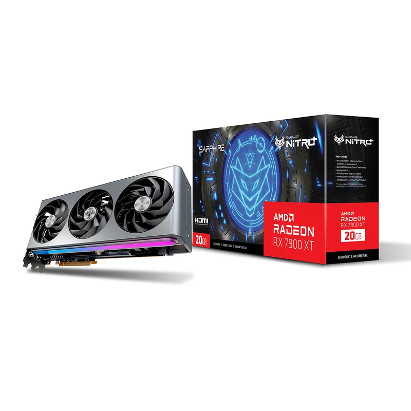 Sapphire Nitro+ AMD Radeon RX 7900 XT Gaming OC Vapor-X 20GB GDDR6 Graphics Card
