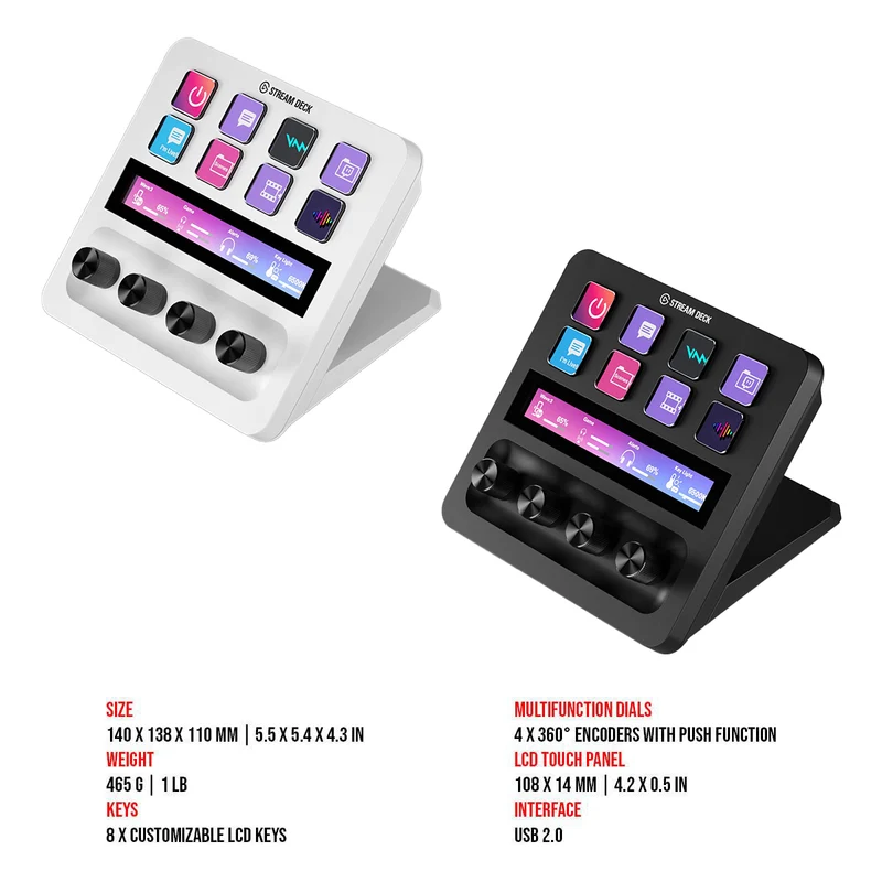 Elgato Stream Deck + (Black, White)