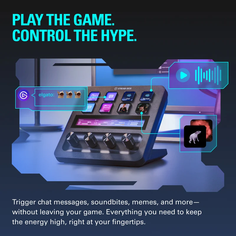 Elgato Stream Deck + (Black, White)