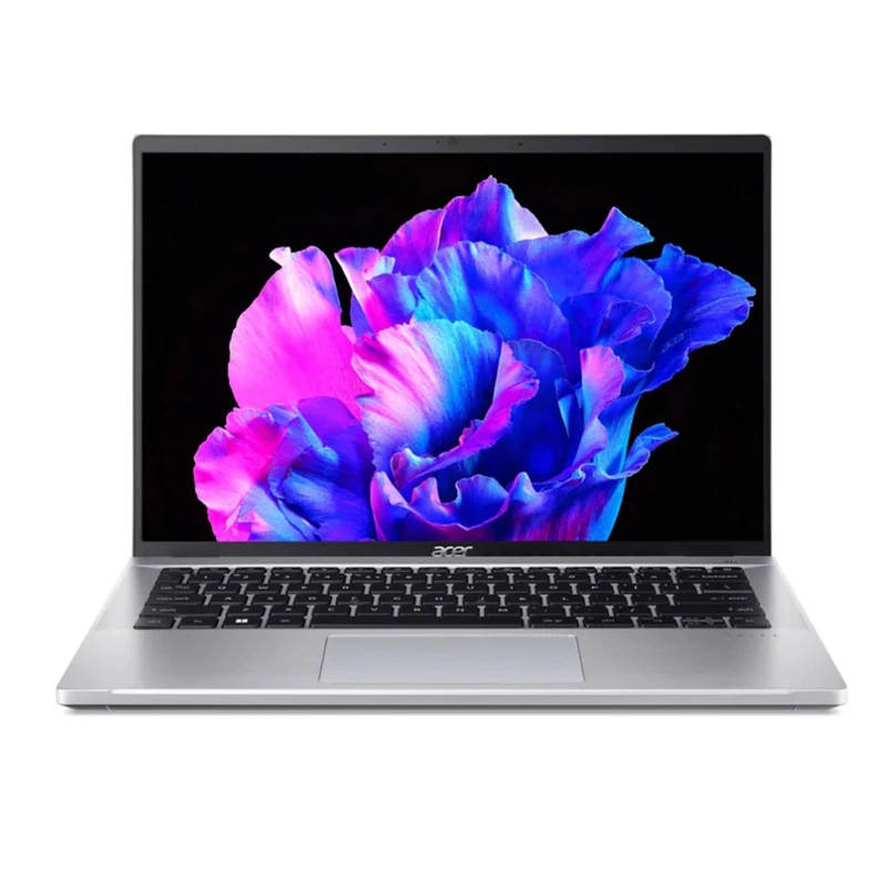 Acer Swift Go SFG14-71-58P7 14" Oled Laptop (Pure Silver) | 14" Oled 2880 x 1800 | i5-13500H | 16GB RAM | 512GB SSD | Intel Iris Xe Graphics | Windows 11 Home | MS Office Home & Student 2021 | Acer Entry Run Rate Backpack E-1620-P
