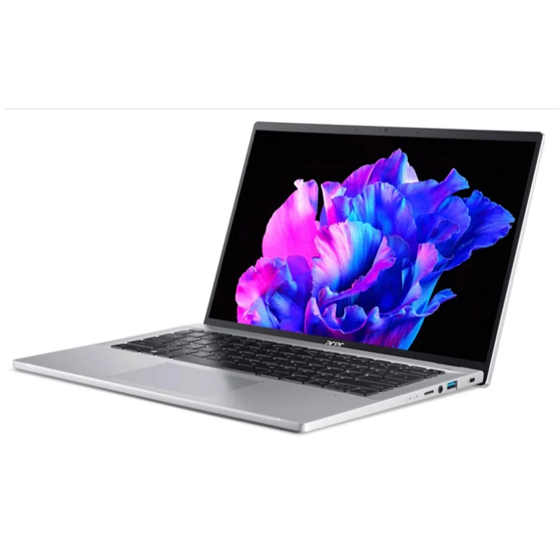 Acer Swift Go SFG14-71-58P7 14" Oled Laptop (Pure Silver) | 14" Oled 2880 x 1800 | i5-13500H | 16GB RAM | 512GB SSD | Intel Iris Xe Graphics | Windows 11 Home | MS Office Home & Student 2021 | Acer Entry Run Rate Backpack E-1620-P