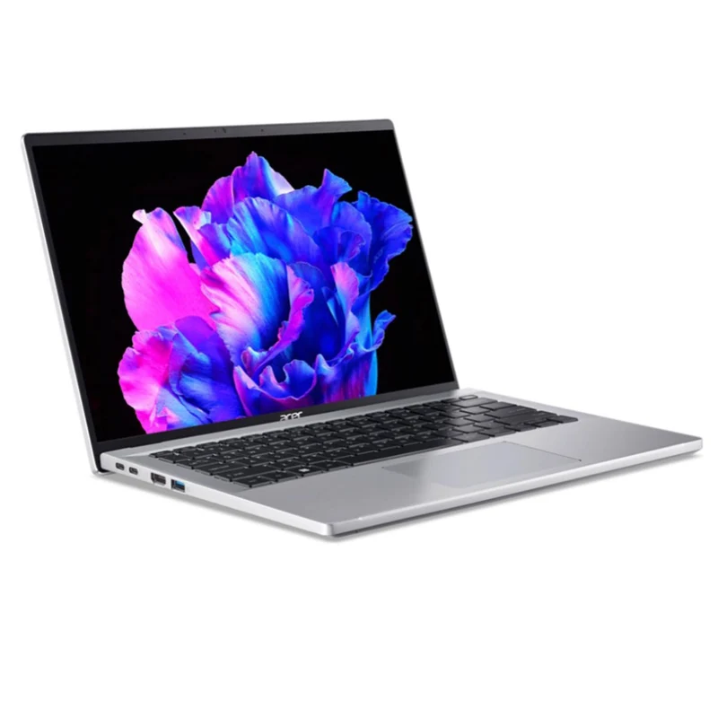 Acer Swift Go SFG14-71-58P7 14" Oled Laptop (Pure Silver) | 14" Oled 2880 x 1800 | i5-13500H | 16GB RAM | 512GB SSD | Intel Iris Xe Graphics | Windows 11 Home | MS Office Home & Student 2021 | Acer Entry Run Rate Backpack E-1620-P