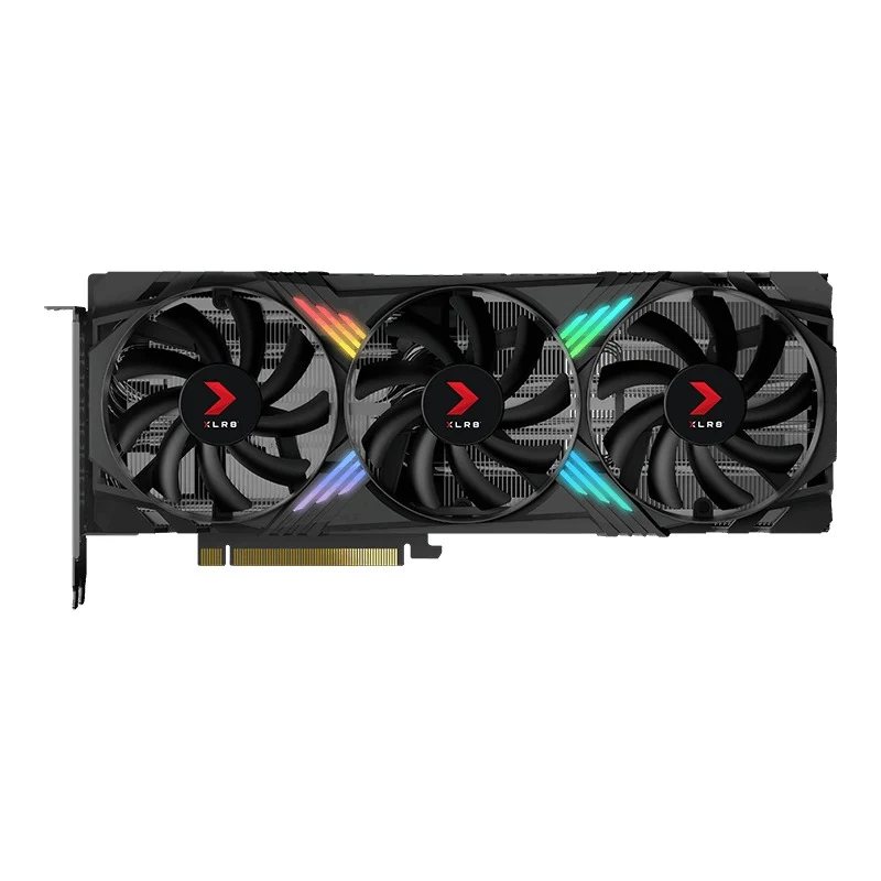 PNY GeForce RTX 4070 12GB XLR8 Gaming Verto Triple Fan GDDR6X PCIE 4.0 Graphics Card (VCG407012TFXXPB1)