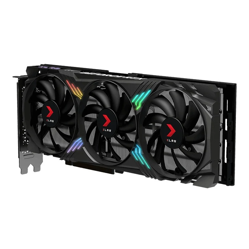 PNY GeForce RTX 4070 12GB XLR8 Gaming Verto Triple Fan GDDR6X PCIE 4.0 Graphics Card (VCG407012TFXXPB1)