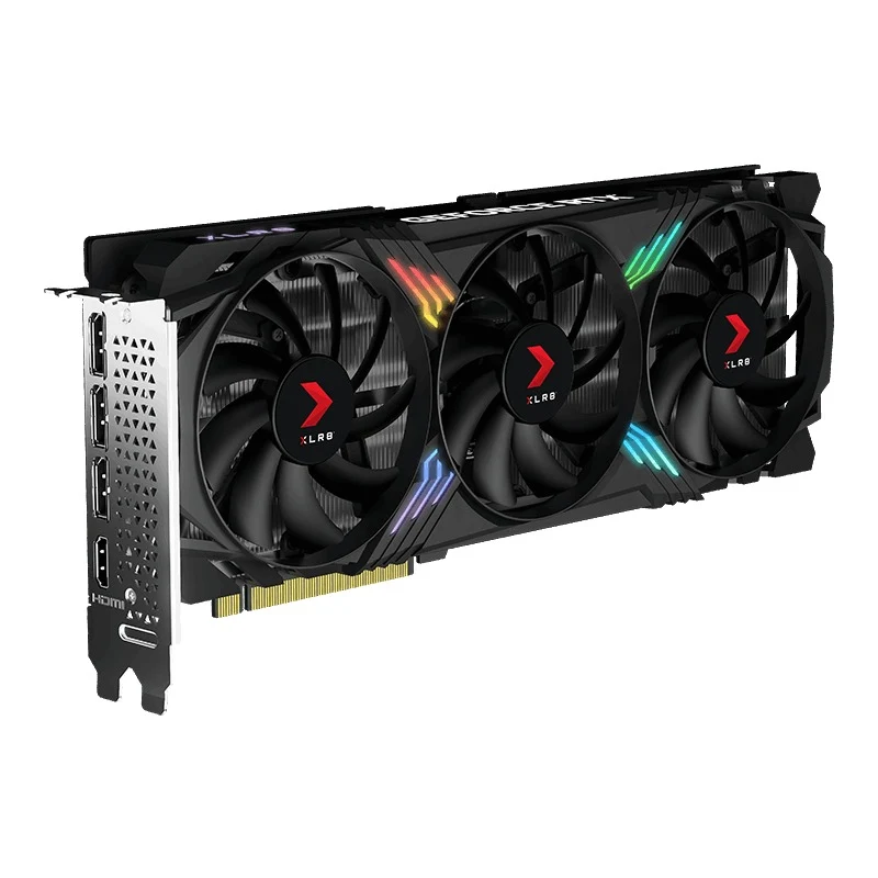PNY GeForce 4060 Ti 8GB XLR8 Gaming Verto Epic-X RGB Triple Fan DLSS 3 GDDR6X PCIE 4.0 Graphics Card (VCG4060T8TFXXPB1)