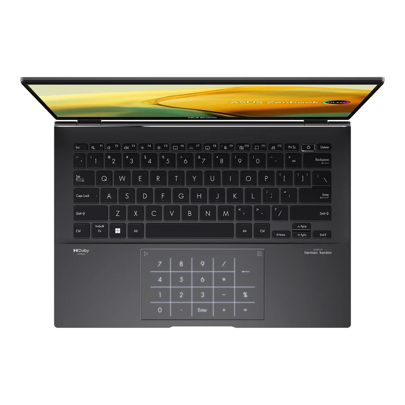 Asus Zenbook 14 OLED UM3402YA-KM588WS Laptop (Jade Black) | 14" OLED 2.8K (2880x1800) | Ryzen 5 7530U | 16GB RAM | 512GB SSD | AMD Radeon Graphics | Windows 11 Home | MS Office Home & Student 2021 | ASUS AP4600 Backpack