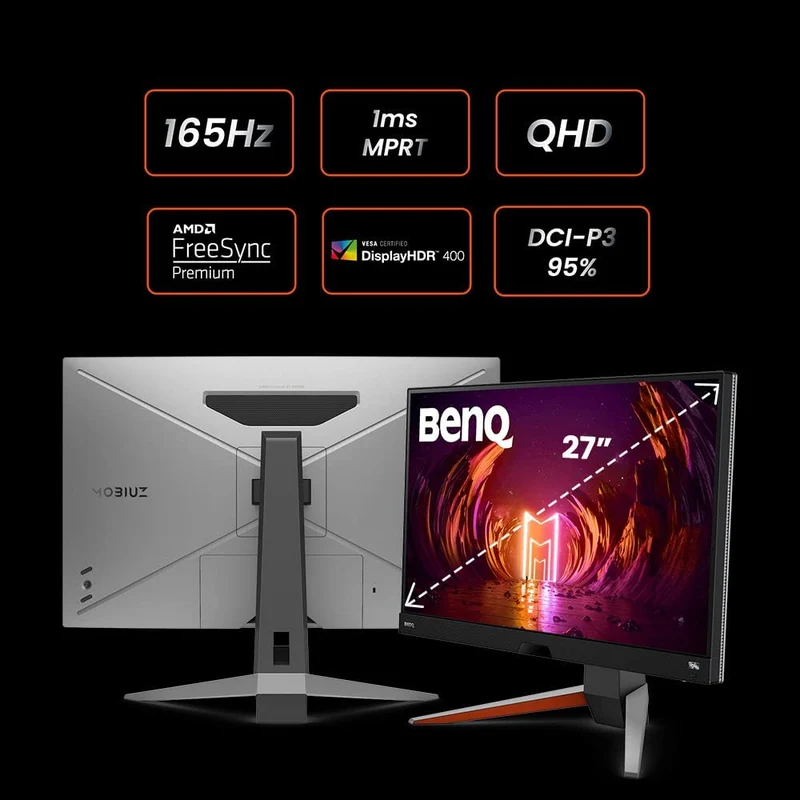 BenQ Mobiuz EX2710Q 27” QHD IPS 1MS 165HZ Gaming Monitor