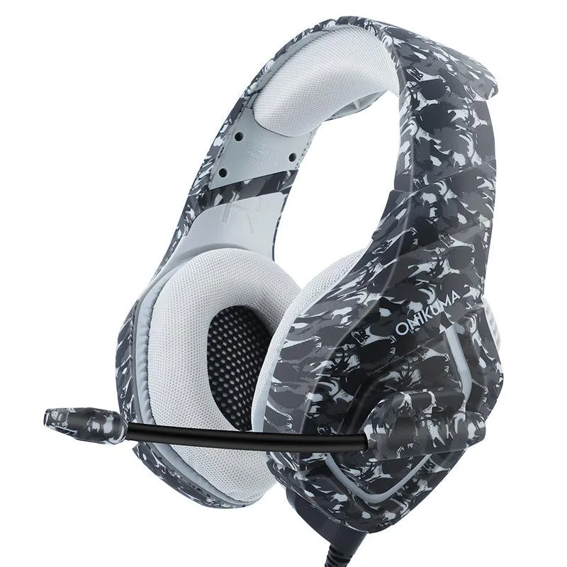 Onikuma K1-B Elite Stereo Gaming Headset (Camouflage Grey)