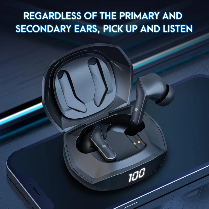 Onikuma T33 Wireless Earphones (Black)
