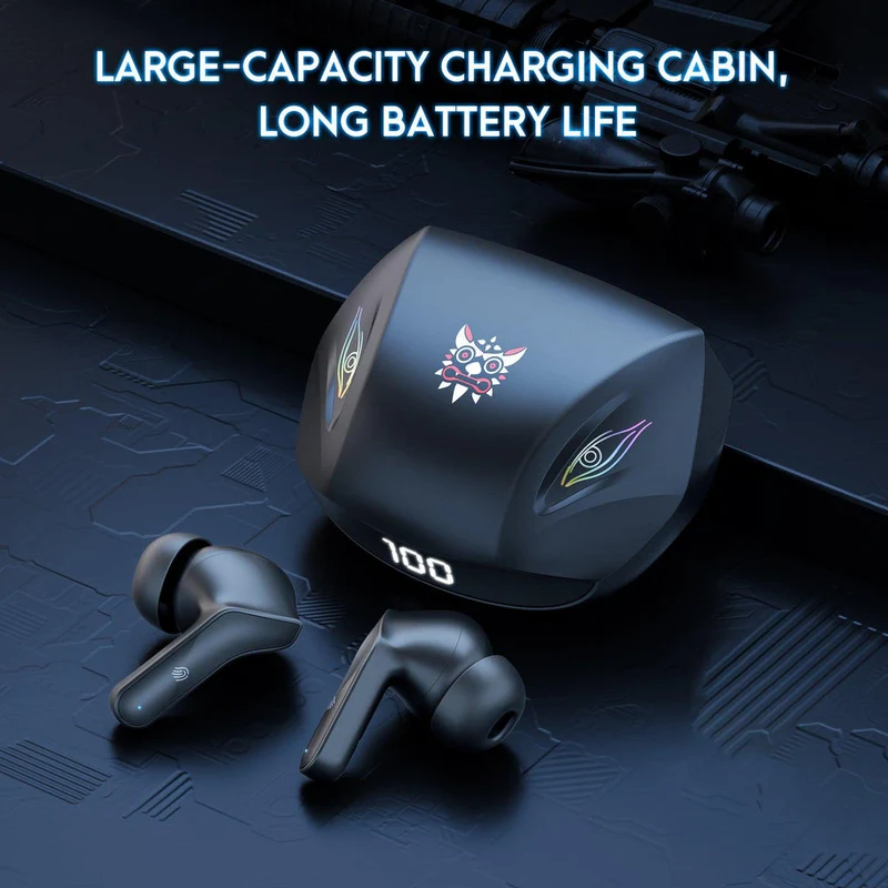 Onikuma T33 Wireless Earphones (Black)