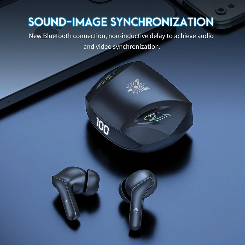 Onikuma T33 Wireless Earphones (Black)