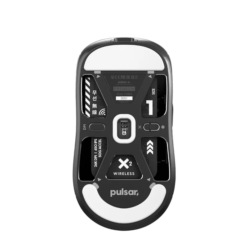 Pulsar X2 Mini Size 1 Wireless Gaming Mouse (Premium Black Edition) (PX2PBS)