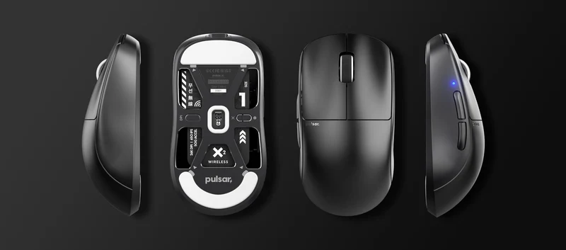 Pulsar X2 Mini Size 1 Wireless Gaming Mouse (Premium Black Edition) (PX2PBS)