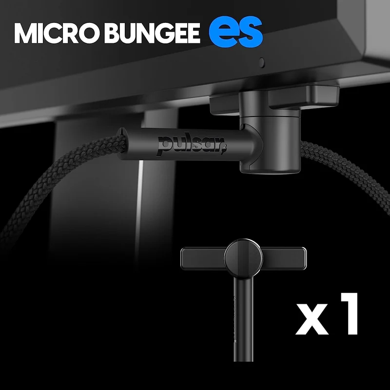 Pulsar Microbungee ES Ultra Small Mouse Cord Bungee (Includes Microbungee + Extra Adhesive) (PMB03)