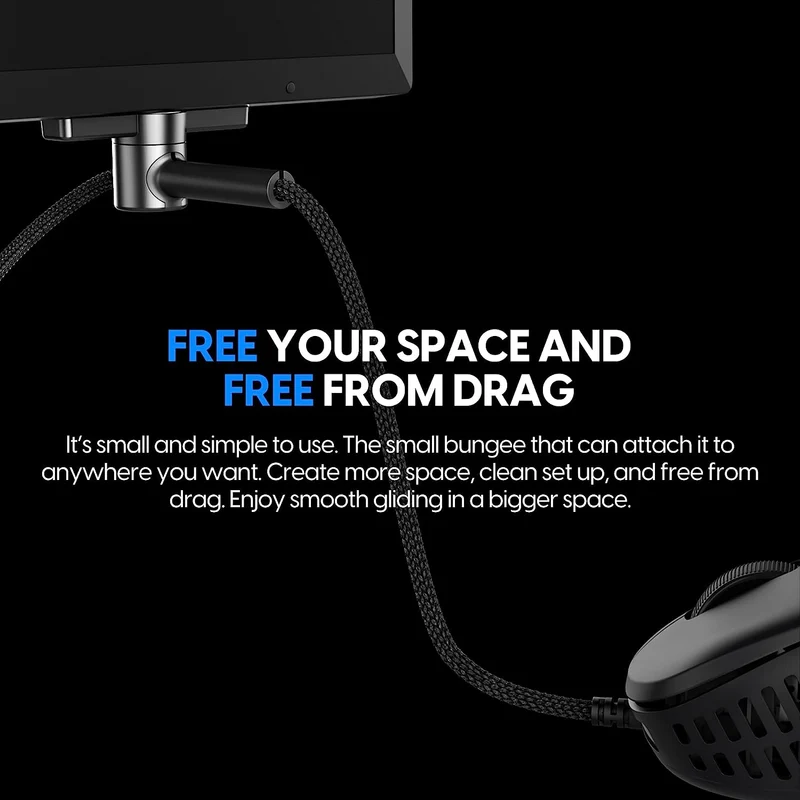 Pulsar Microbungee ES Ultra Small Mouse Cord Bungee (Includes Microbungee + Extra Adhesive) (PMB03)