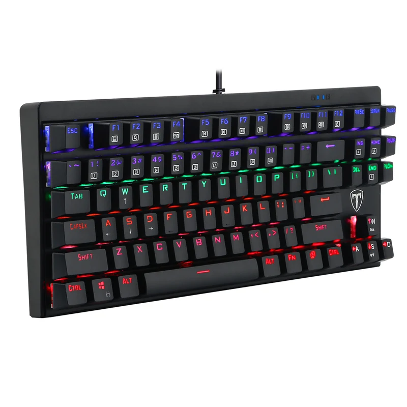T-Dagger Corvette Mechanical Gaming Keyboard With Rainbow Backlight (Dust-Proof Blue Switch) (T-TGK302)