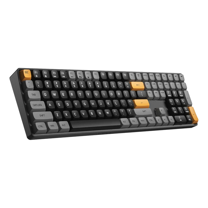 Darkflash GD108 110-Key Hotswap Wired+2.4G Wireless Mechanical Keyboard (Brown Sugar) (Yellow Switch)