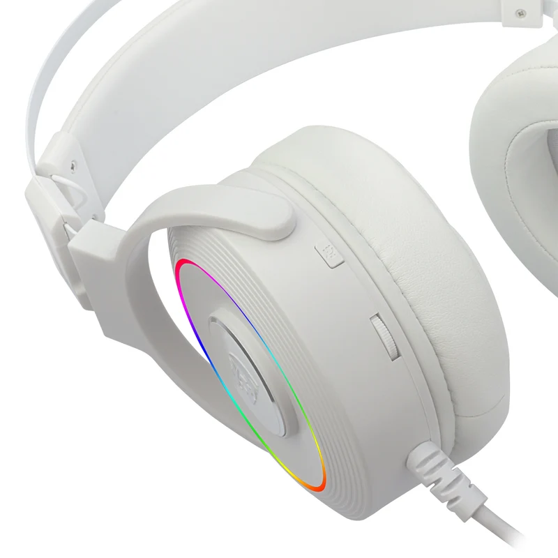 Redragon Lamia 2 Gaming Headset With Stand (White) (H320W-RGB)
