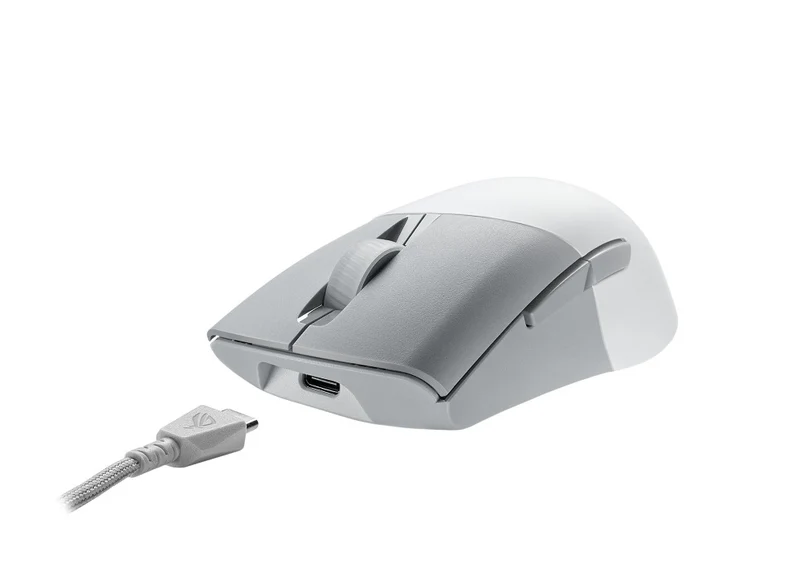 Asus ROG Keris Wireless Aimpoint RGB Gaming Mouse (White)