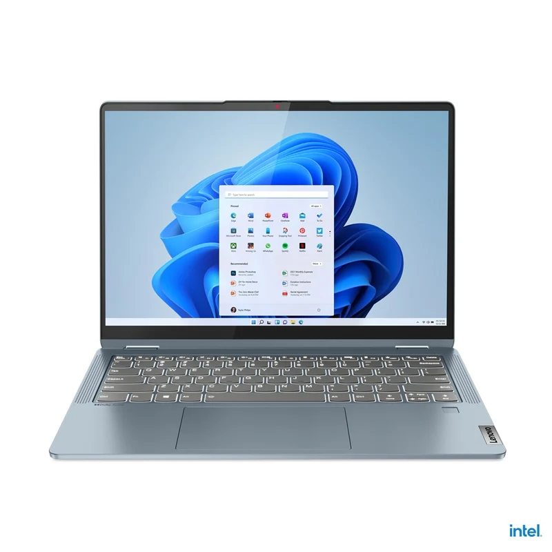 Lenovo Ideapad Flex 5 14IAU7 82R7004QPH Convertible Laptop (Stone Blue) | 14” WUXGA (1920x1200) | i3 1215U | 8GB RAM | 512GB SSD | Intel UHD Graphics | Windows 11 Home | MS Office Home & Student 2021 | Lenovo Casual Backpack B210