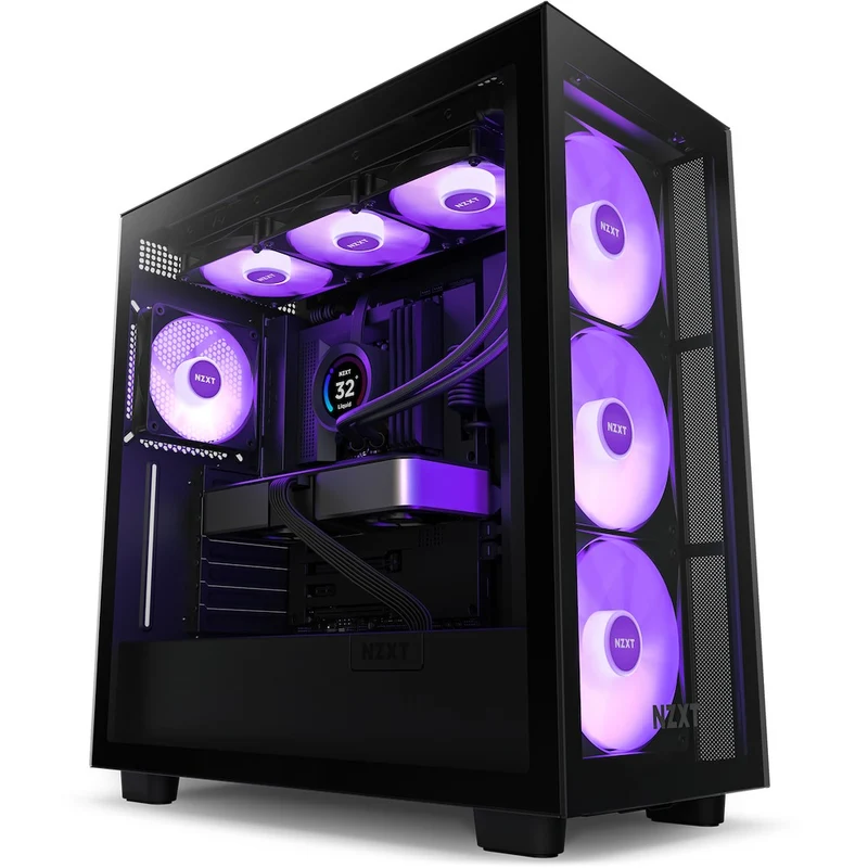NZXT Kraken Elite 360 RGB 360MM AIO Liquid Cooler With LCD Display & RGB Fans (Matte Black) (RL-KR36E-B1)