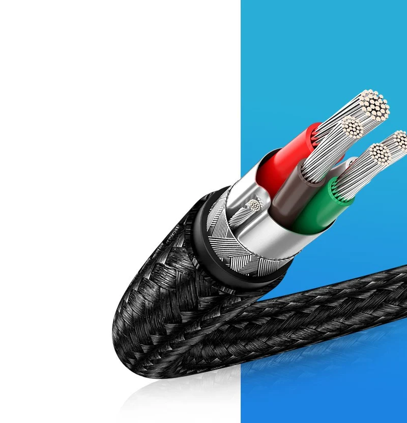 UGreen USB-C 2.0 Male To USB-C 2.0 Male 3A Data Cable 1m (Gray/Black) (US261/50150)