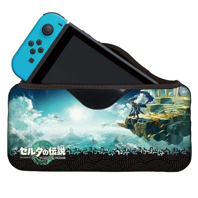 Keys Factory NSW The Legend Of Zelda Tears Of Kingdom Theme Quick Pouch Collection For Nintendo Switch (CQP-105-1)