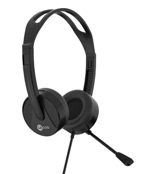 Lecoo HT106 USB Wired Headset (Black)