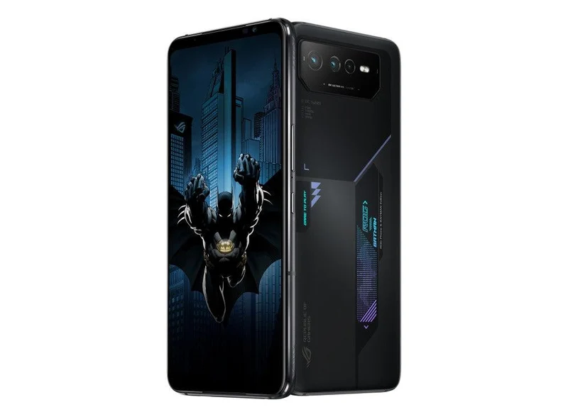 ASUS ROG Phone 6 Batman Edition Snapdragon 8+ Gen 1 12GB + 256GB (Night Black) + Bat Signal + Bat Case + Bat Ejector Pin + Bat Aero Case + Aeroactive Cooler 6