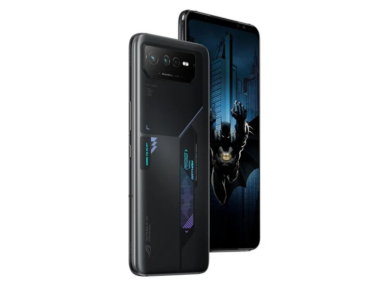 ASUS ROG Phone 6 Batman Edition Snapdragon 8+ Gen 1 12GB + 256GB (Night Black) + Bat Signal + Bat Case + Bat Ejector Pin + Bat Aero Case + Aeroactive Cooler 6