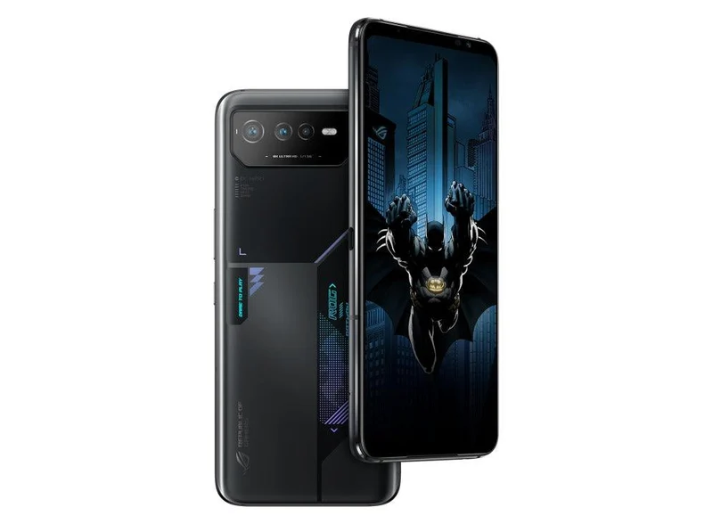 ASUS ROG Phone 6 Batman Edition Snapdragon 8+ Gen 1 12GB + 256GB (Night Black) + Bat Signal + Bat Case + Bat Ejector Pin + Bat Aero Case + Aeroactive Cooler 6