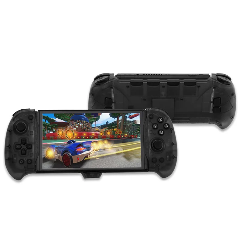 Dobe Eggshell Controller for Switch/Switch OLED (Transparent Black) TNS-1188