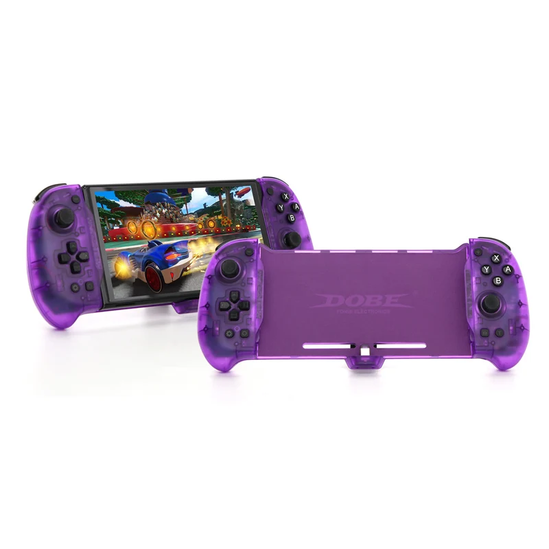 Dobe Eggshell Controller for Switch/Switch OLED (Transparent Purple) TNS-1188