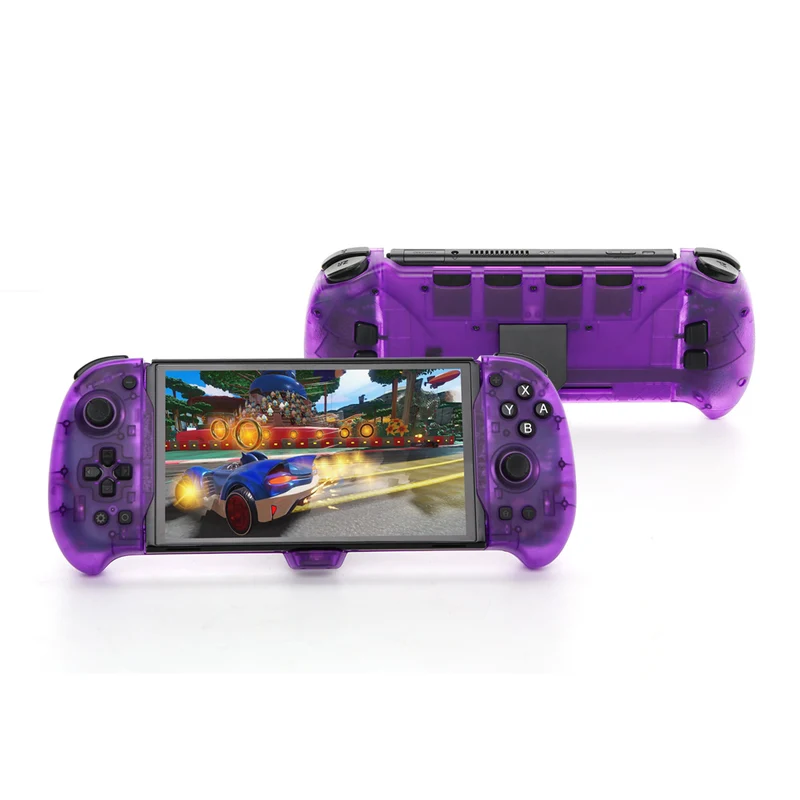 Dobe Eggshell Controller for Switch/Switch OLED (Transparent Purple) TNS-1188