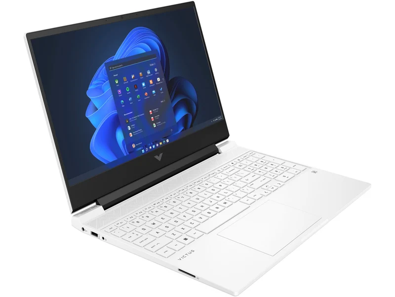 HP Victus 15-FB0124AX Gaming Laptop (Ceramic White) | 15.6" diagonal, FHD (1920 x 1080) | Ryzen™ 5 5600H | 8GB RAM | 512GB SSD | Radeon™ RX 6500M | Windows 11 Home | MS Office Home & Student 2021 | HP Prelude 15.6” Topload Bag