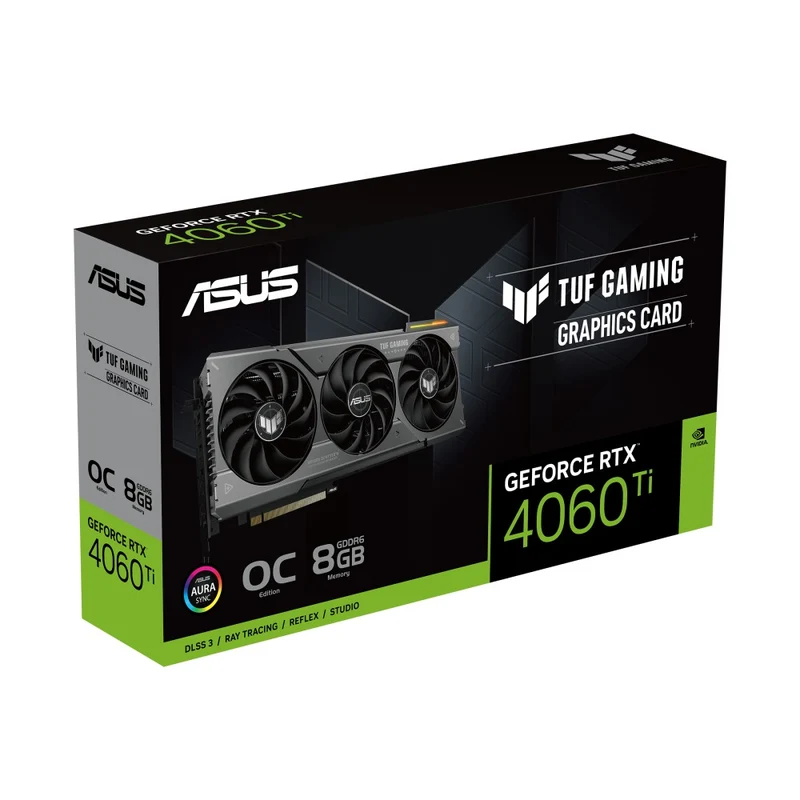 Asus TUF GeForce RTX 4060 Ti OC 8GB GDDR6 Gaming Graphics Card