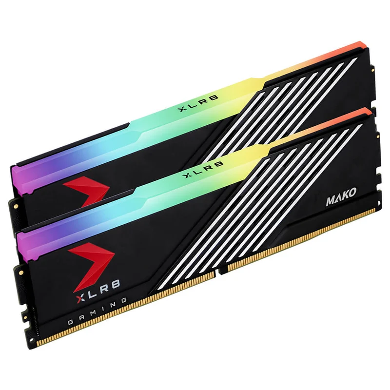PNY XLR8 Gaming Mako Epic-X RGB 32GB (2X16GB) DDR5 6000MHZ CL40 Desktop Memory (MD32GK2D5600040MXRGB)