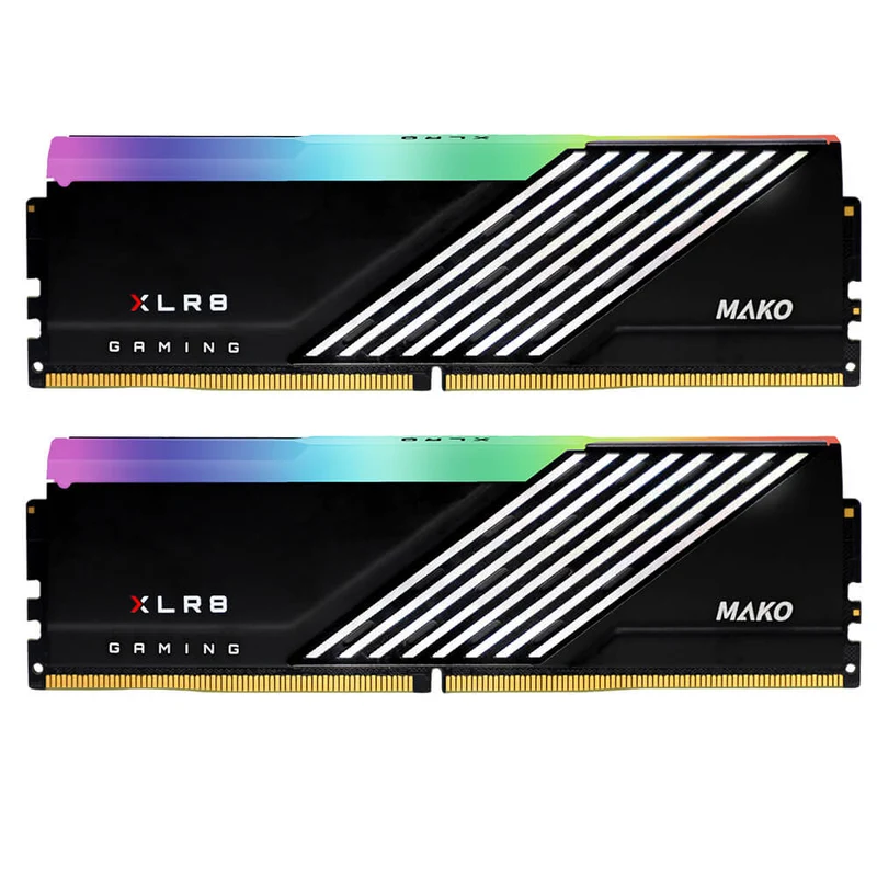 PNY XLR8 Gaming Mako Epic-X RGB 32GB (2X16GB) DDR5 6000MHZ CL40 Desktop Memory (MD32GK2D5600040MXRGB)