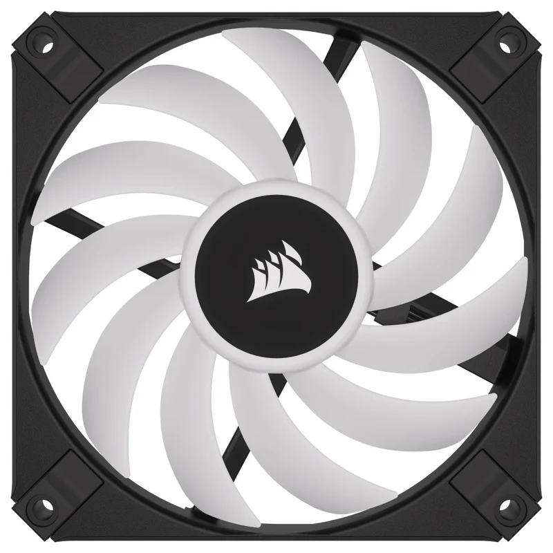 Corsair iCUE AF120 RGB Slim 120MM PWM Fluid Dynamic Bearing Fan With Lightning Node Core (Black) (Twin Pack)