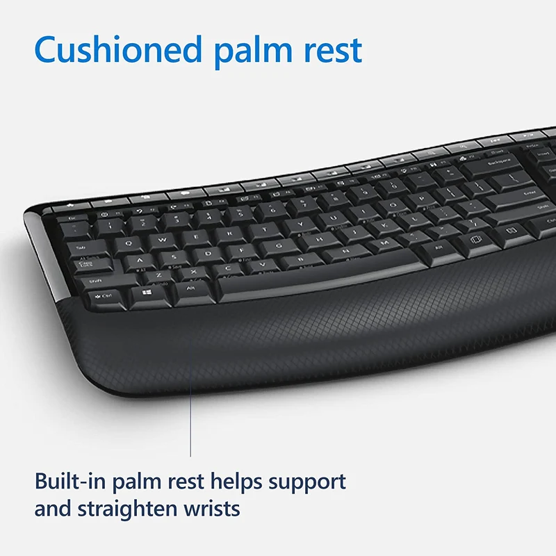 Microsoft 5050 Wireless Comfort Desktop Keyboard Mouse Combo (PP4-00020)
