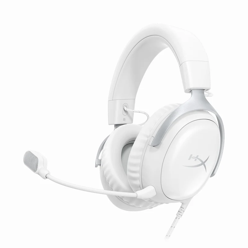 HyperX Cloud III Wired Gaming Headset for PC/PS5/PS4/Xbox Series X|S/Xbox One/Nintendo Switch/Mac/Mobile (Black, Black/Red, White/Pink, White/Silver, Black/Blue)