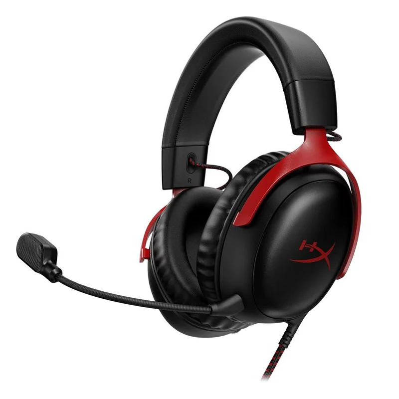 HyperX Cloud III Wired Gaming Headset for PC/PS5/PS4/Xbox Series X|S/Xbox One/Nintendo Switch/Mac/Mobile (Black, Black/Red, White/Pink, White/Silver, Black/Blue)