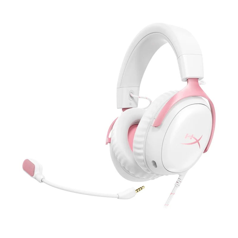 HyperX Cloud III Wired Gaming Headset for PC/PS5/PS4/Xbox Series X|S/Xbox One/Nintendo Switch/Mac/Mobile (Black, Black/Red, White/Pink, White/Silver, Black/Blue)